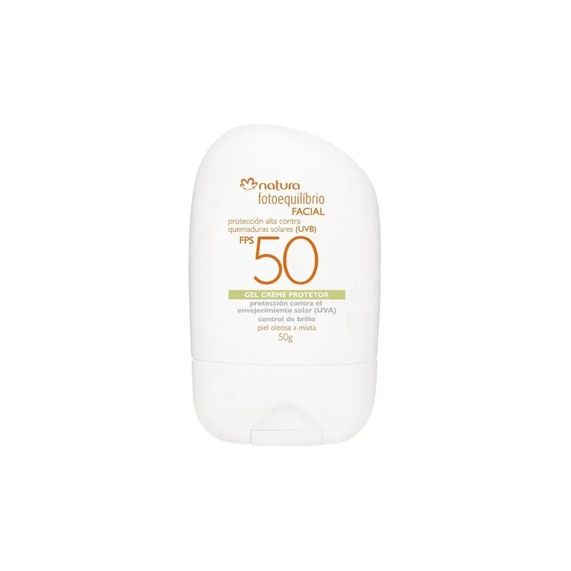 Natura Protector Solar Rostro Fps 50 Uva/uvb Piel Grasa 50g