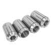 4PCS OZ25 Collets with Wrench Spring Steel Cutting Collet Set