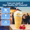 Reli. Plastic Cups with Lids, 20 oz (100 Set Bulk)