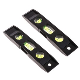 2pcs Magnetic Spirit Level 3 Bubble Level 230mmTorpedo Magnetic Gradienter Level Measuring Tool