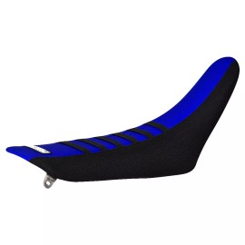 Enjoy Mfg 1993-2001 YAMAHA YZ 80 Seat Cover By Enjoy MFG BLACK BLUE BLACK RIBS #124