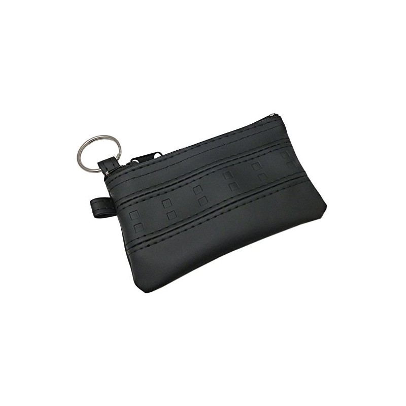 Key pocket with 1 zipper compartment in black