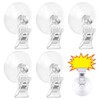 Pack of 5 suction cup hooks, for car parking permit