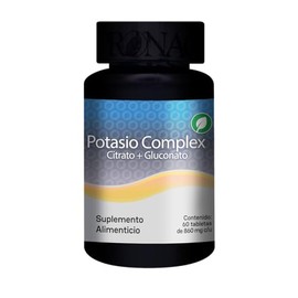 PRONACEN Potasio Complex 60 tabletas | Citrato + Gluconato