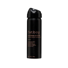 Fatboy Moldable Lacquer Hair Spray Strong Hold for High Impact Styles, High Shine Finish, Hair Care for Shaping & Styling All Hair Types, Flake Free Quick Dry Formula, Paraben Free, Color Safe, 1.5 oz