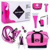 Gears Out Pretty Pink Roadside Kit - Pink Emergency Kit
