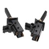 vhbw 2 x Carbon Brushes Motor Carbon Abrasive Carbon 5