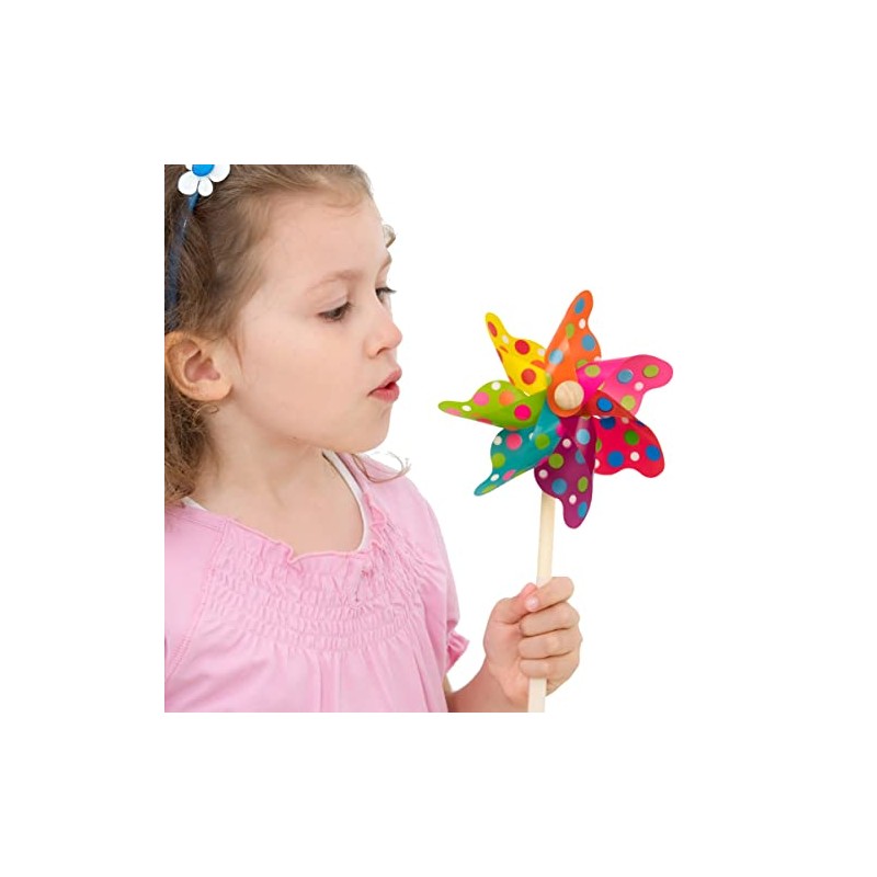 CIM Moulin Wind Chime 14 Colour Dots UV-Resistant and Weatherproof