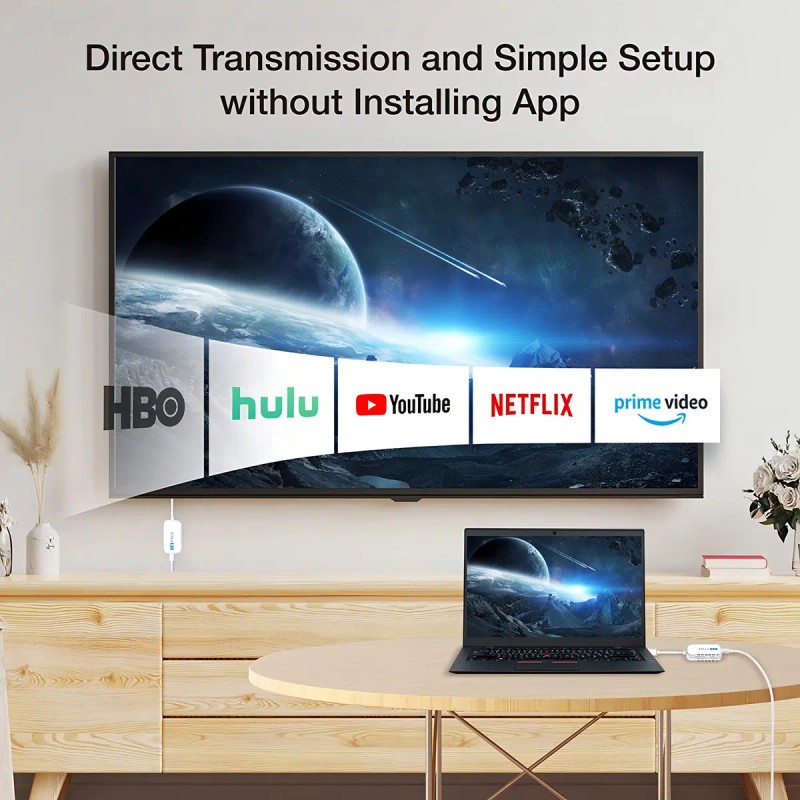 Kit Receptor y Transmisor HDMI Inalámbrico EZCast Pocket 4K USB-C