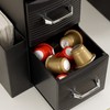 Baroni Home Coffee Station Nespresso Coffee Holder Professional, 11 Compartments,