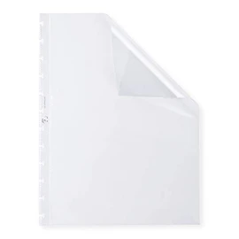 Oxford ManageMe Document Wallets with Vario Zip Principle Pack of 10 Grained Open Left