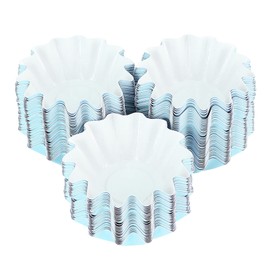 Ausla Buntes Design, Premiumqualität, Cupcake -Liner mit Hoher Hitzewiderstand Muffin -Tassen mit Einfach zu Bedienender Gebrauch für Geburtstag, Hochzeit und Festliche Partys (Himmelblau)