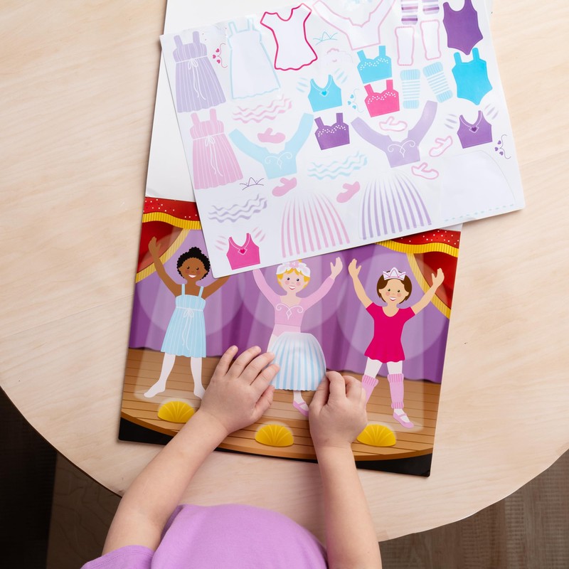 Melissa & Doug Reusable Sticker Pad: Dress-Up - 165+ Reusable