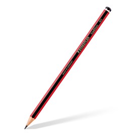 STAEDTLER 110-4H Tradition Graphite Pencil for Drawing & Sketching - 4H (Box of 12), Red