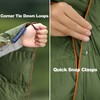 RICHHORSE Down Blanket Camping Quilt - Lightweight, Packable, Puffy, Wearable,