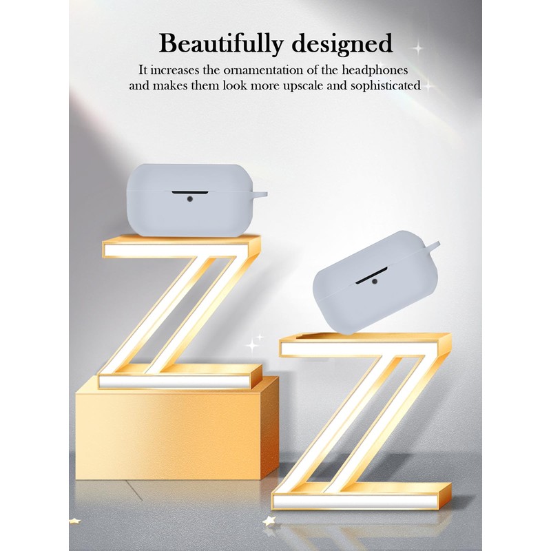 Case for Technics EAH-AZ100 Wireless Earbuds,Soft Protective,BOVUGAC Silicone Case Cover