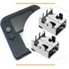 YINETTECH 2 Pack Repair Replacement Part Straight Pin Socket Charging
