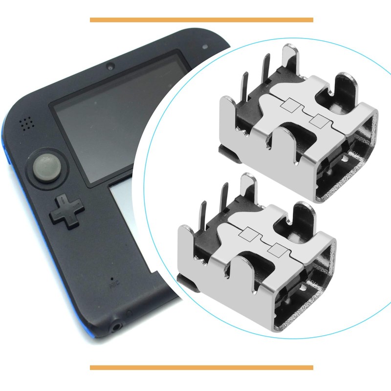 YINETTECH 2 Pack Repair Replacement Part Straight Pin Socket Charging