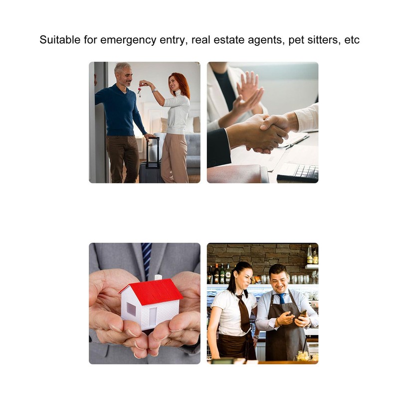 Key Box Wall Mounted 6 Digit Combination Waterproof Key Hiding