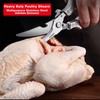 AUDAMI 2 Pack Kitchen Shears,Heavy Duty Stainless Steel All-Purpose Poultry