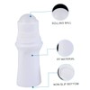 SAFIGLE 15pcs Oil Roller Bottles Refillable Plastic Containers with Roller