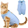 Voarge Recovery Suit Cat, Cat Bodysuit After Surgery, Anti-Leaking, Prevent