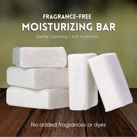 Amish Farms NatureClean Fragrance Free Bar Soap 5 oz Bars (5 Pack) with Bentonite Clay, Coconut Oil and Shea Butter, for Women, Men, Moisturizing for Sensitive Skin, Body, Face, Hand, Made in the USA