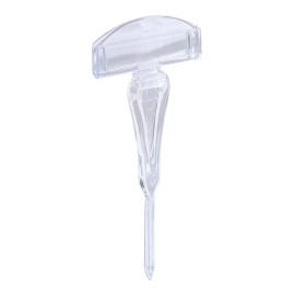 Exhivit Pinza Grande Preciador  De Acrilico Para Carnes Paq 10pzs