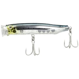 Tackle House CFP135 Contact Feed Popper Floating Lure, 5.3 in (135 mm) 1.6 oz (45 g), NR-2 NR Sardine