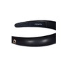 Coach Women's Leather Headband, Black, Black, One Size
