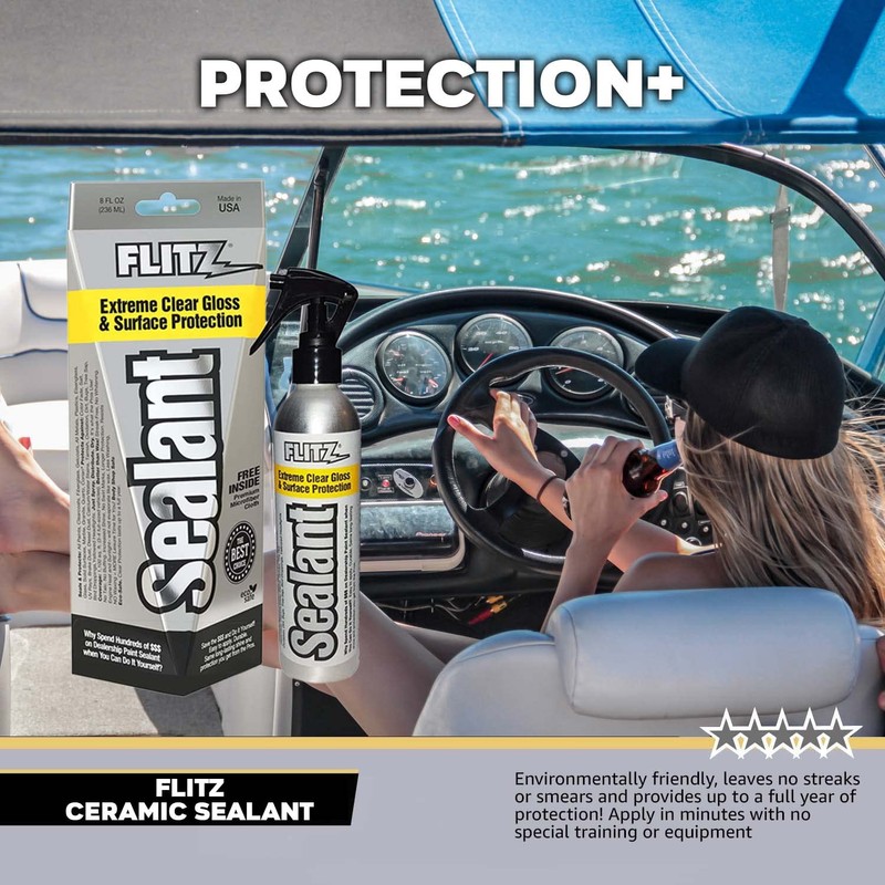 Flitz Ceramic Spray Sealant and Paint Protectant: Shine, Protect +