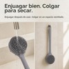 Estropajo de silicona para el cuerpo, cepillo de ducha de