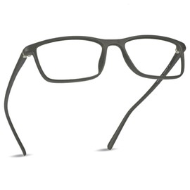 LifeArt Blue Light Blocking Glasses, Anti Eyestrain, Computer Reading Glasses, Gaming Glasses, TV Glasses for Women Men, Anti Glare (Ash, +2.00 Magnification)