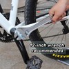 ZLXFT Bicycle crank puller, 2 pieces bicycle crank puller, square