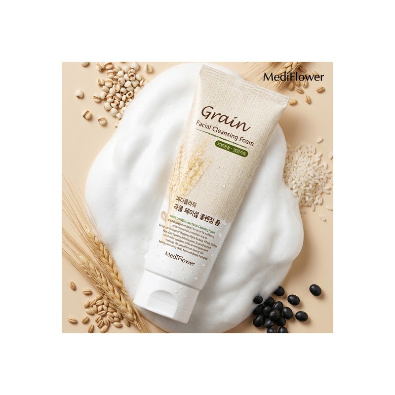 Mediflower [Mediflower] Grain Facial Cleansing Foam 150ml x 3 +