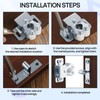 Girihe 8 PCS Cupboard Catch, Roller Catchh with Screw Cupboard