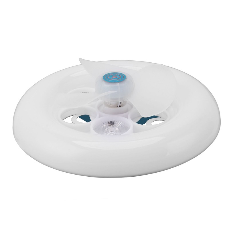 E27 LED Ceiling Fan Light Small Noiseless LED Fan Modern