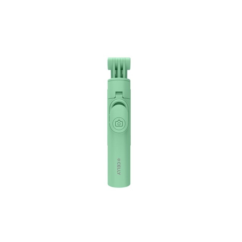 Celly, Universal-Selfie-Stick mit Bluetooth, Verstellbarer und tragbarer Stativ, integriertes Stativ,