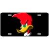 Wood Pecker Aluminum Novelty Auto License Plate