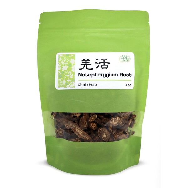 New Packaging Notopterygium Root Qiang Huo 羌活 4 oz