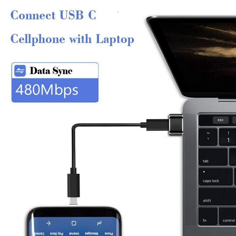 SDTEK USB C Female to USB Type A Adapter OTG