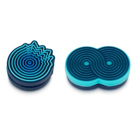 Get A Grip - Custom Tennis Racket Grip Tape - Anti-Slip/Quick-Drying Tennis Overgrips - Precut Badminton Racket Grip with Finishing Tape - Squash Racket Grip Tapes (Drop The Beat, Dampeners)