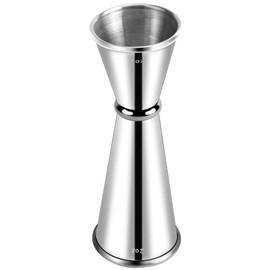 CVNRCLP Premium Stainless Steel Cocktail Jigger - Professional Bartender Measuring Cup, Dual-Sided 30ml/60ml Capacity for Accurate Spirit Measurement