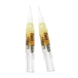 Classy Cuticles Classy Cuticles | Hand Blended Cuticle Oil | Vegan, Cruelty-Free, & Hydrating | Vitamin E, Jojoba, and Argan Oil | 5 mL Brush Pen | Pumpkin Pie Scent | Pack of 2