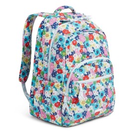 Vera Bradley Lighten Up water repellent Essential Large Backpack Far Out Floral