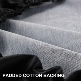 Moonet Spare Tire Cover for RV Trailer,Waterproof PVC Faux Leather Wheel Cover with American Flag Fit for Truck,Trailer,RV,SUV,Camper and Most Vehicle (Black-Grey, for Tire Diameter 24"-26")