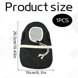 Washable Ostomy Bag Covers - Reusable Waterproof Colostomy/Stoma Bag Covers with Odor Control - Waterproof Ostomy Bag Shower Cover,Universal Fit for Ileostomy/Urostomy (Black)