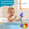TinyHalo Squirts Baby and Toddler Bath Toys, Mold-Free Silicone Bath