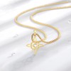 AEONSLOVE Witch Knot Necklace Women's 925 Silver Irish Celtic Knot