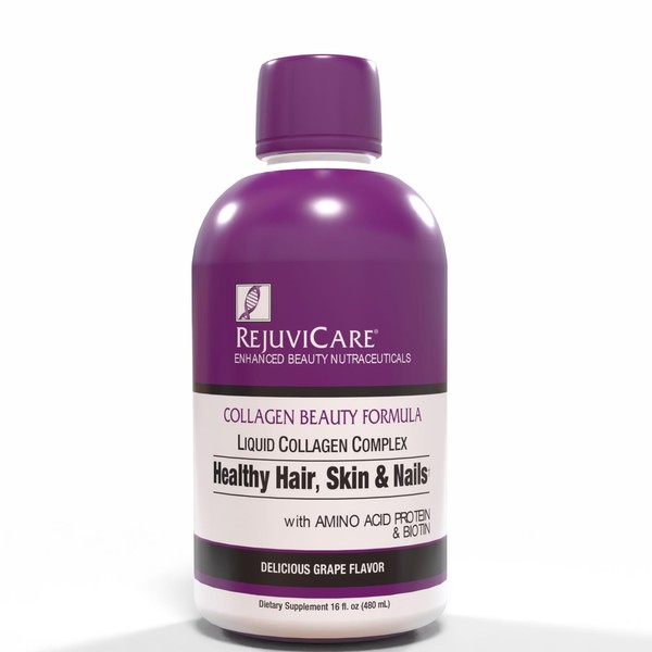 Rejuvicare Liquid Collagen Beauty Formula with Amino Acids, Protein and